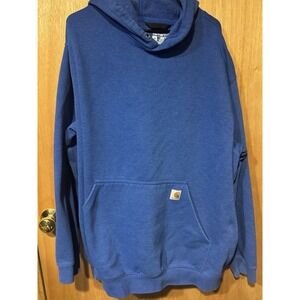 Carhartt XXXL Loose Fit Blue Hoodie